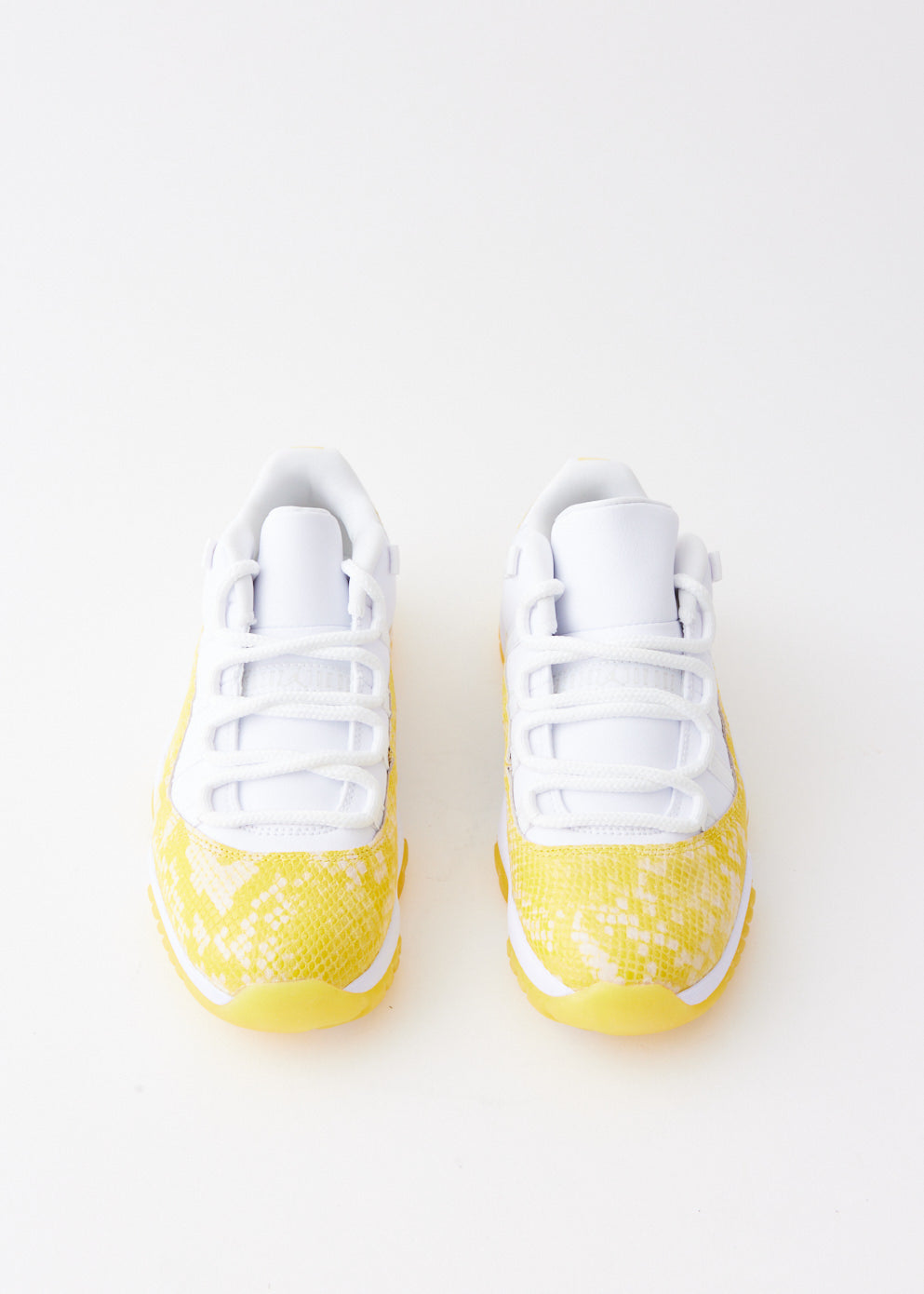 Women's Air Jordan 11 Retro 'Yellow Snakeskin' Sneakers