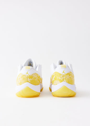 Women's Air Jordan 11 Retro 'Yellow Snakeskin' Sneakers