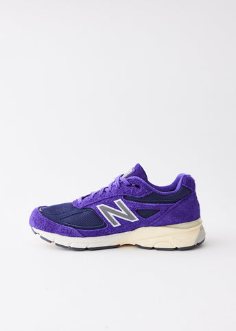 MADE in USA 990v4 'Purple Suede' Sneakers