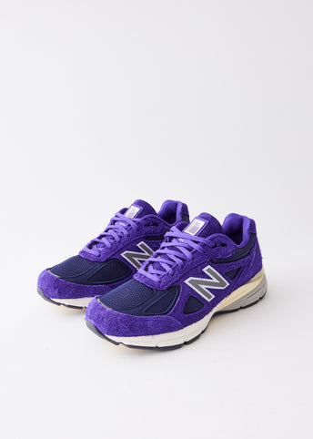 MADE in USA 990v4 'Purple Suede' Sneakers