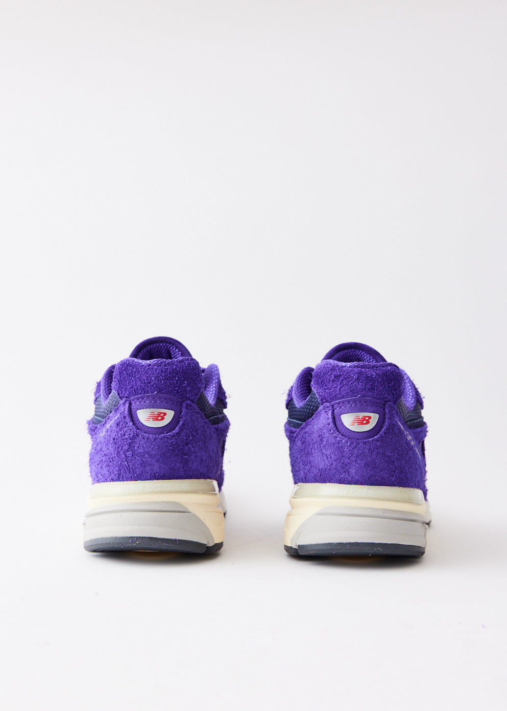 MADE in USA 990v4 Purple Suede Sneakers