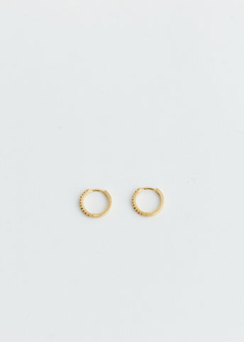 Regular Gold Rainbow Hoops