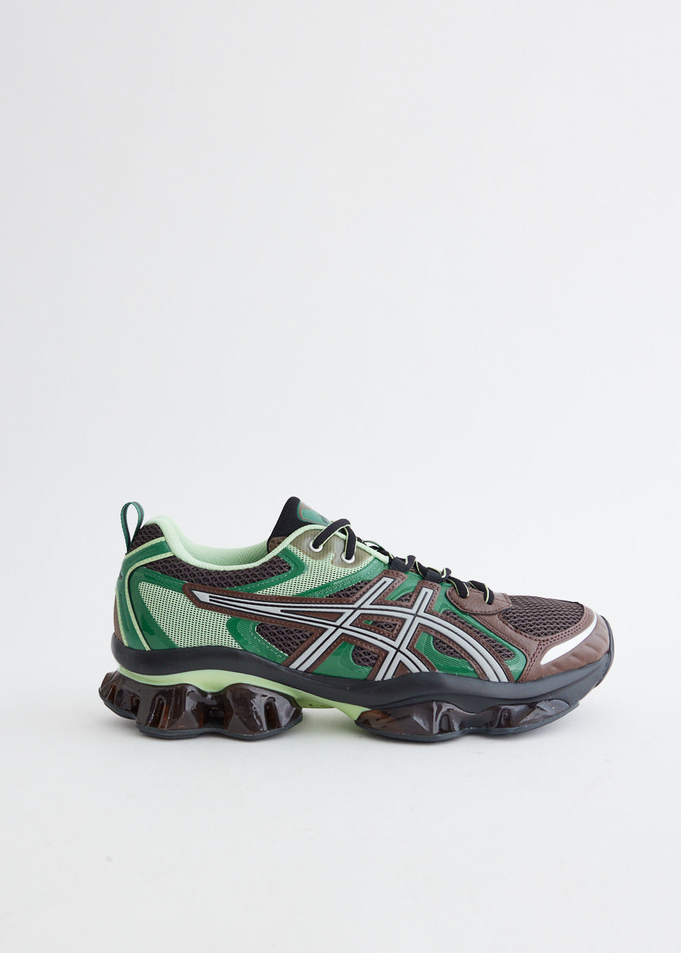 Gel-Quantum Kinetic 'Dark Sepia Shamrock' Sneakers