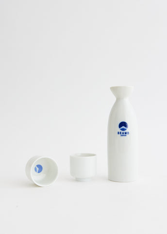 Sake Bottle And Cup Set (1 Bottle And 2 Cups)