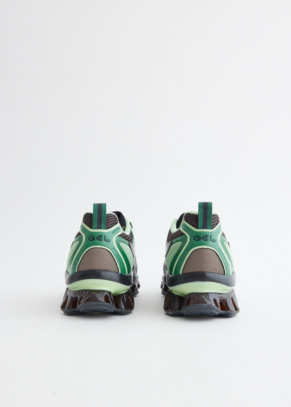 Gel-Quantum Kinetic 'Dark Sepia Shamrock' Sneakers