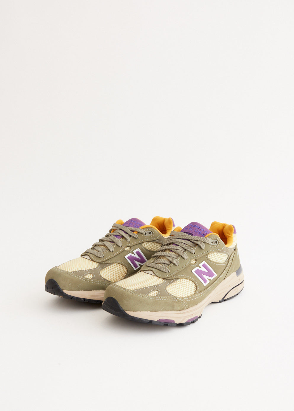 MADE in USA 993 'Olive Leaf Maize' Sneakers