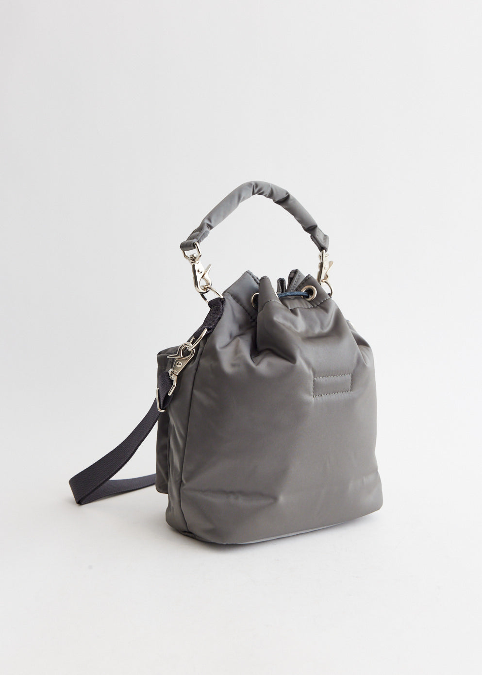 PORTER-YOSHIDA & CO Balloon Sac Small Nylon-twill Bucket Bag - Black