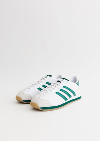 Country Japan 'White Collegiate Green' Sneakers