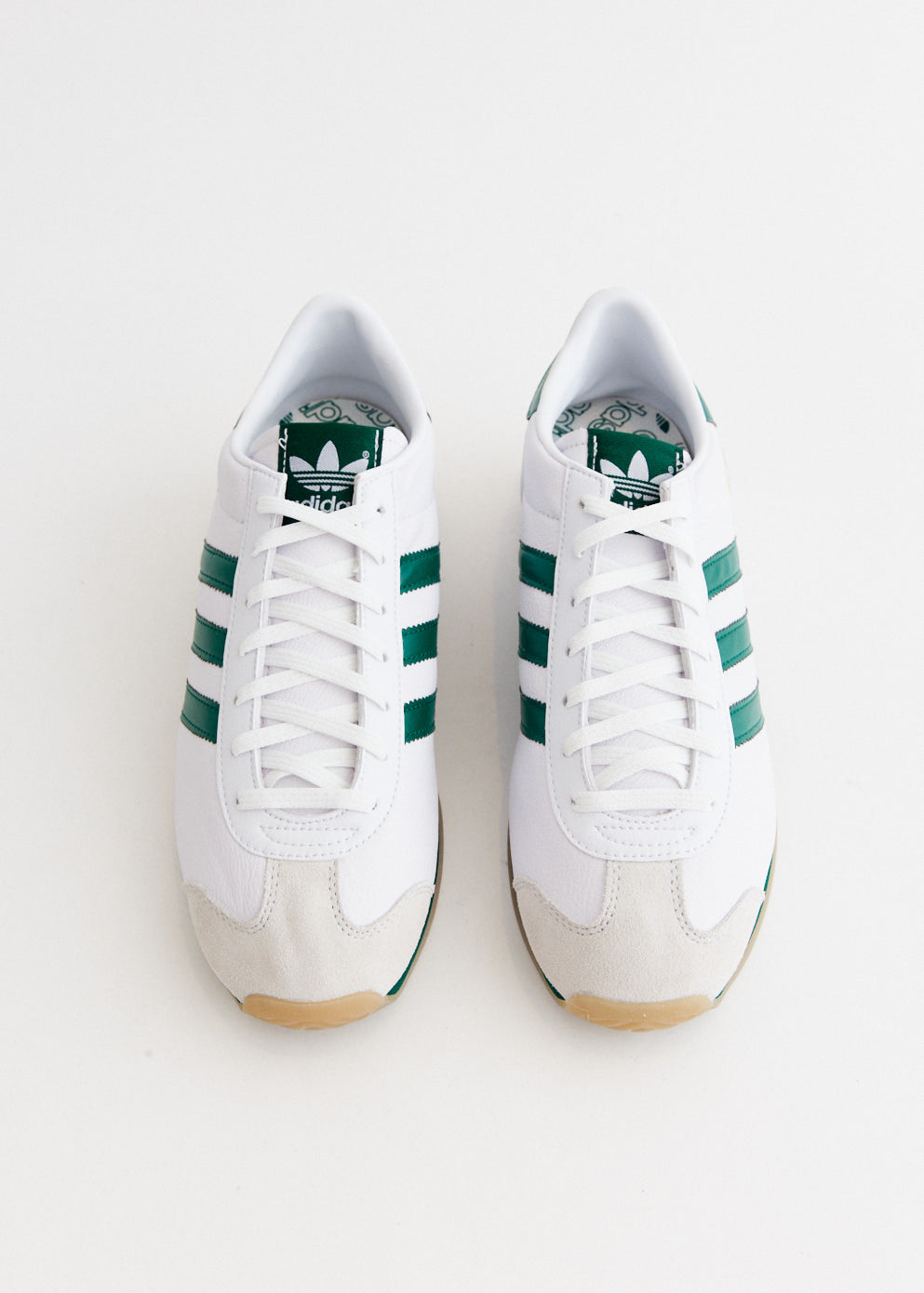 Country Japan 'White Collegiate Green' Sneakers