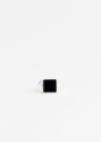 Enamel Square Signet