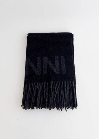 Fringed Wool Scarf