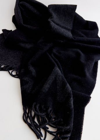 Fringed Wool Scarf