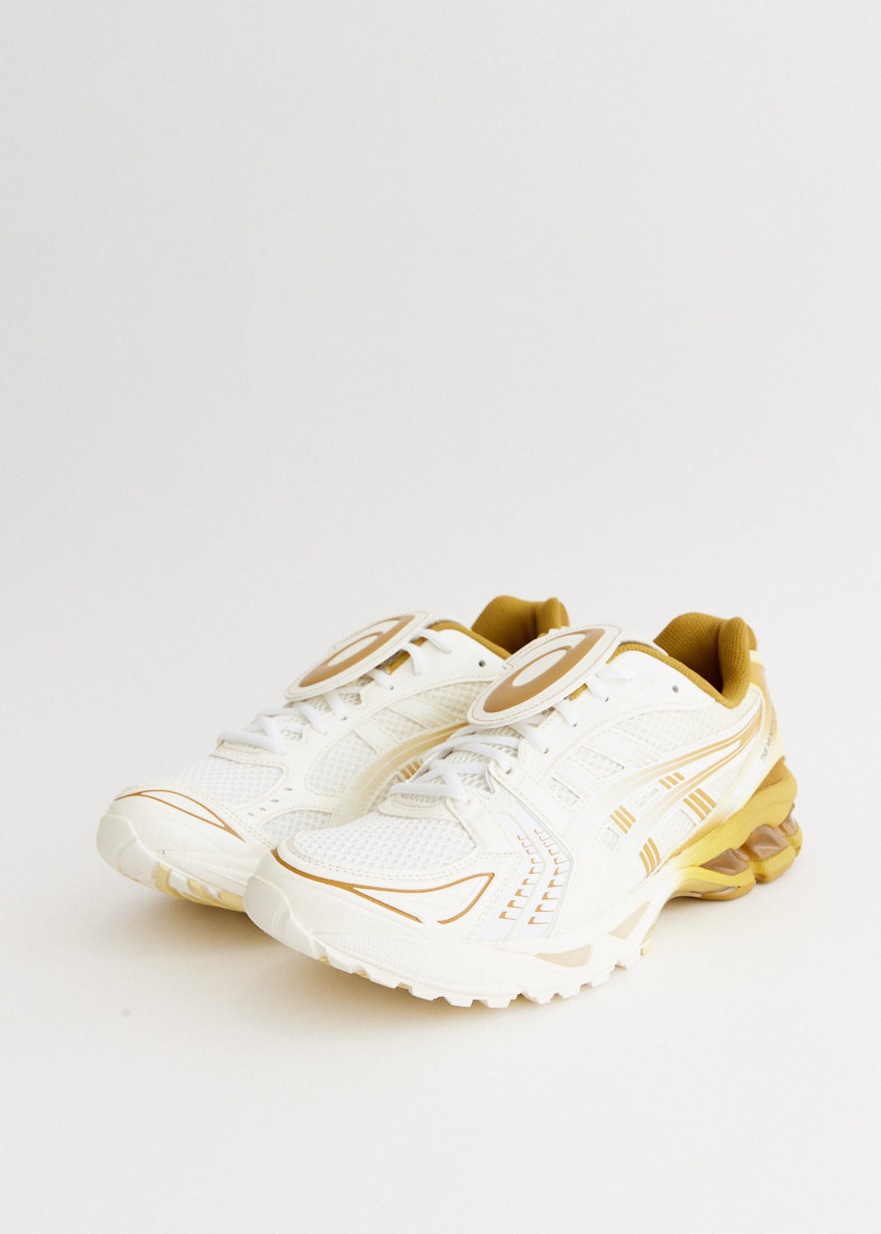 x The Museum Visitor GEL-Kayano 14 'White Gold' Sneakers