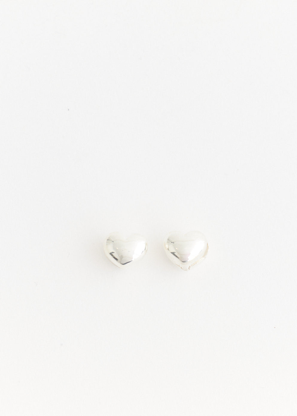 Silver Heart Earrings