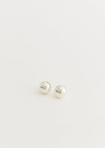 Silver Sphere earrings