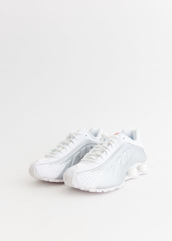 Women's Shox R4 'White Metallic Silver' Sneakers