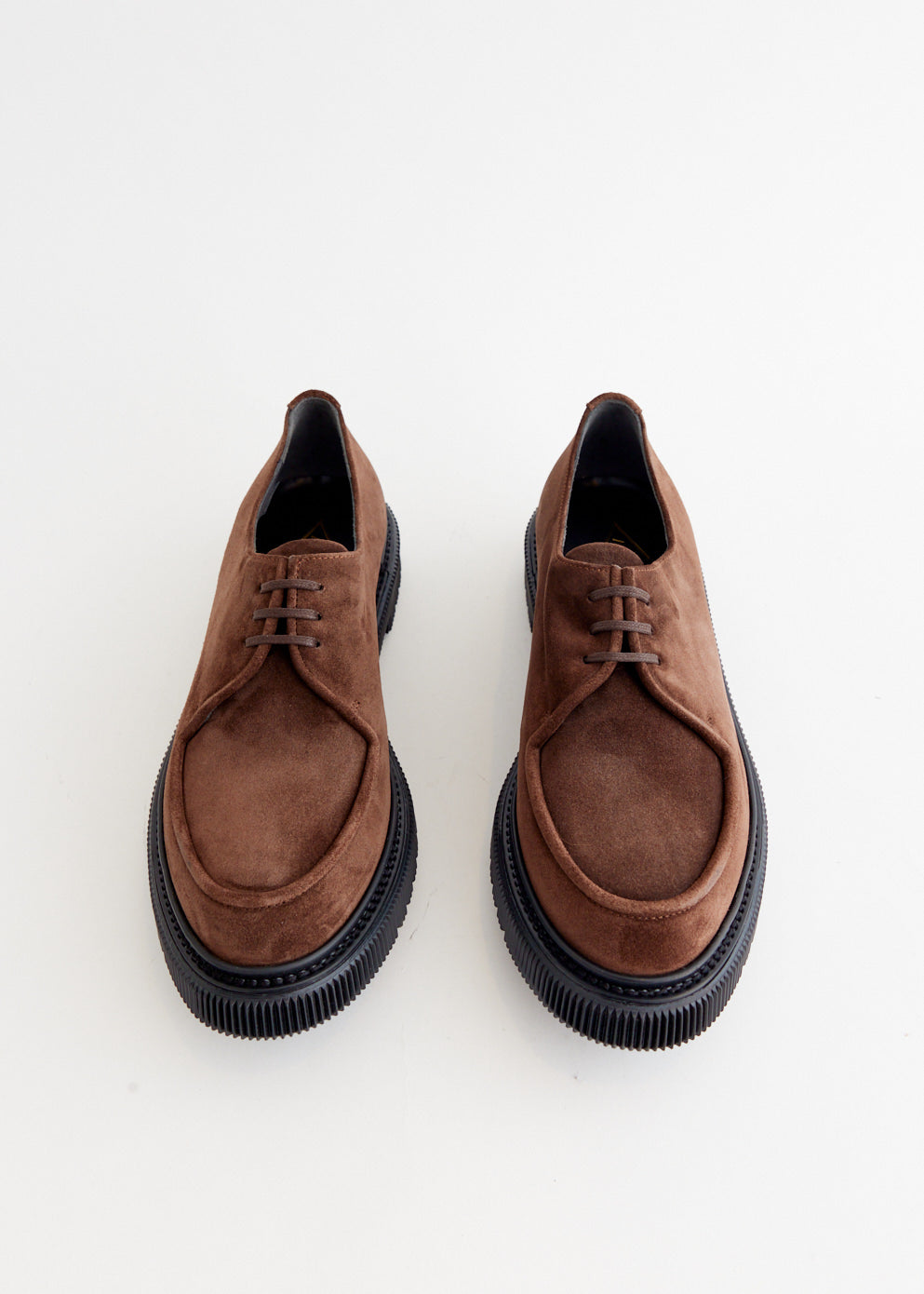 Type 124 Suede Derbies