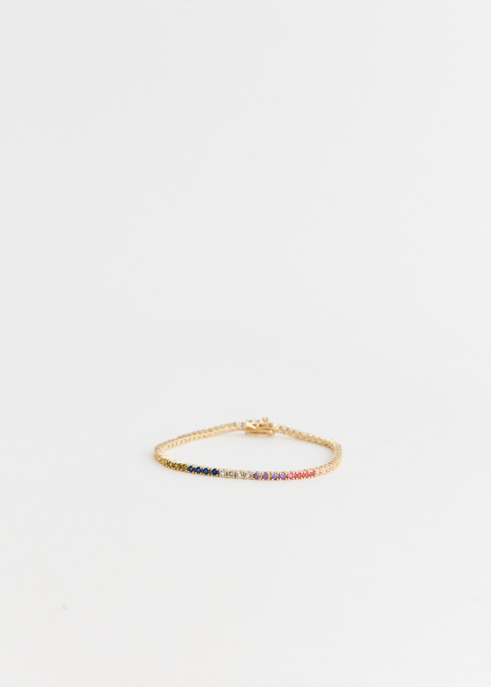 Rainbow Tennis Bracelet