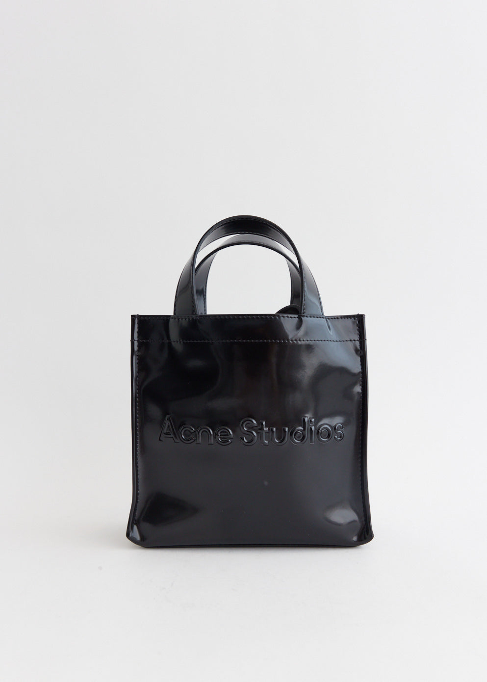 Acne Studios Black Appliqué Bag