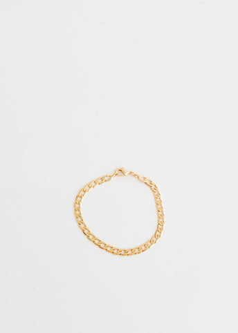 Flat Curb Chain Bracelet