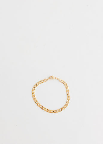 Flat Curb Chain Bracelet