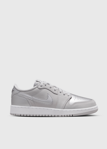 Air Jordan 1 Low OG 'Metallic Silver' Sneakers (GS)