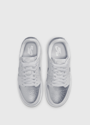 Air Jordan 1 Low OG 'Metallic Silver' Sneakers (GS)