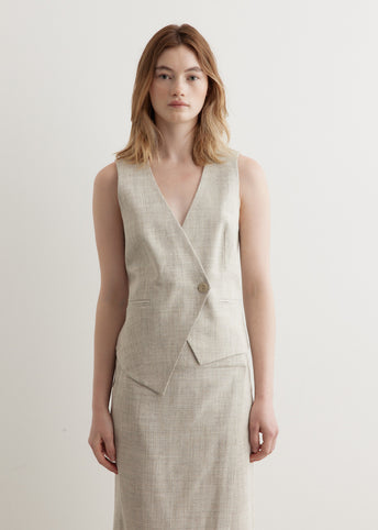 Tailored Overlap Waistcoat