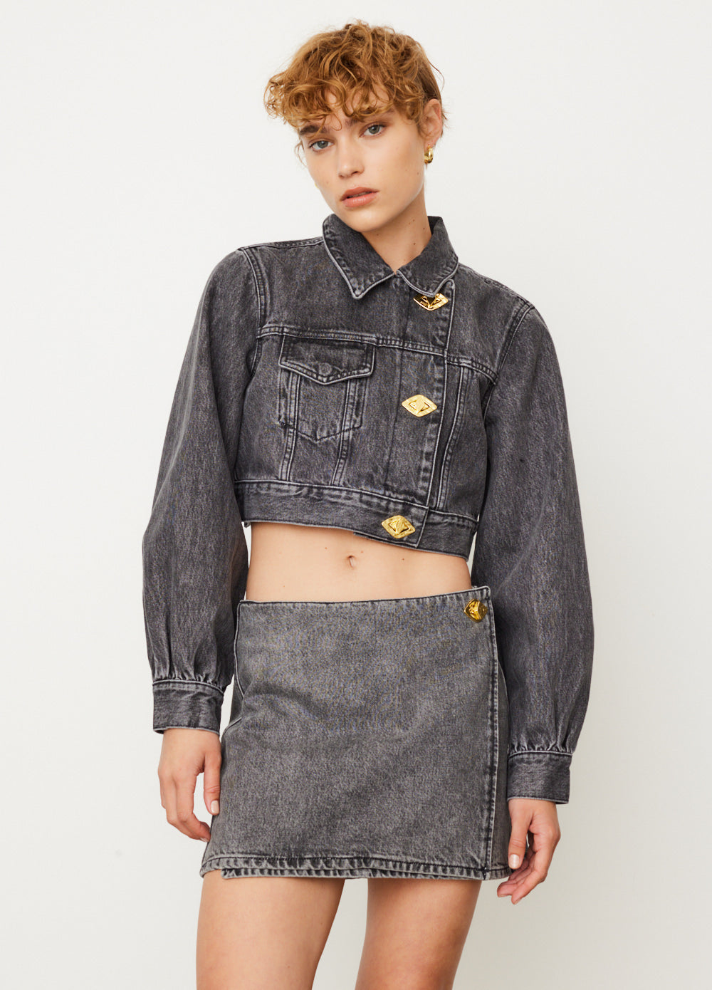 Cropped Trucker Jacket