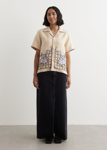 Himalayan Poppy Short-Sleeve Shirt