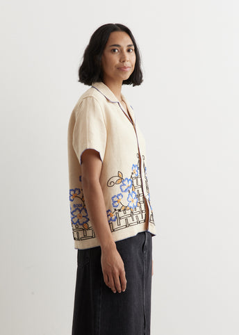 Himalayan Poppy Short-Sleeve Shirt