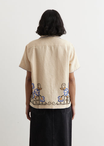 Himalayan Poppy Short-Sleeve Shirt