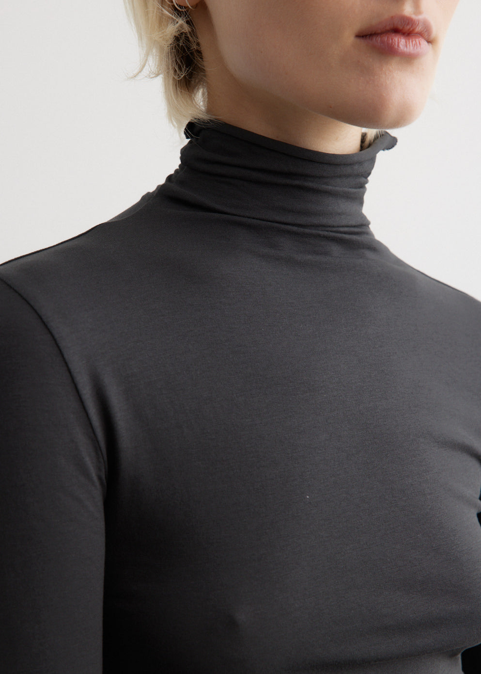 Long Sleeve High Neck Top