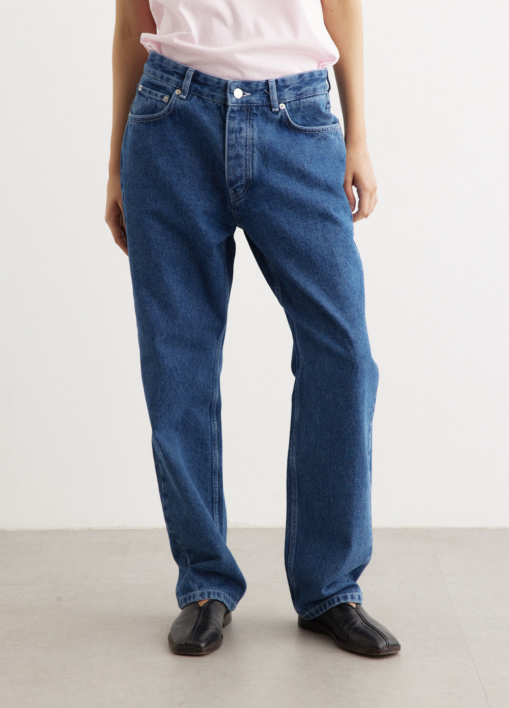 Dune 5 Pocket Straight Leg Denim Jeans