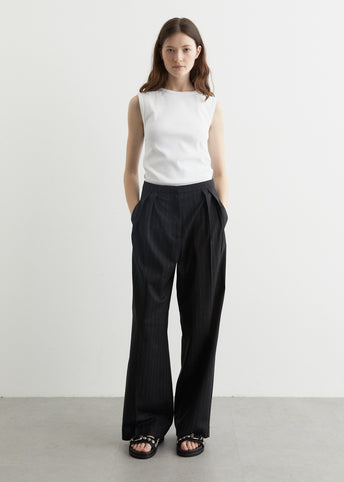 Tailored Pinstripe Pants