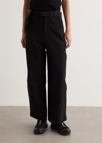 Women's Curved Wide Leg Pants