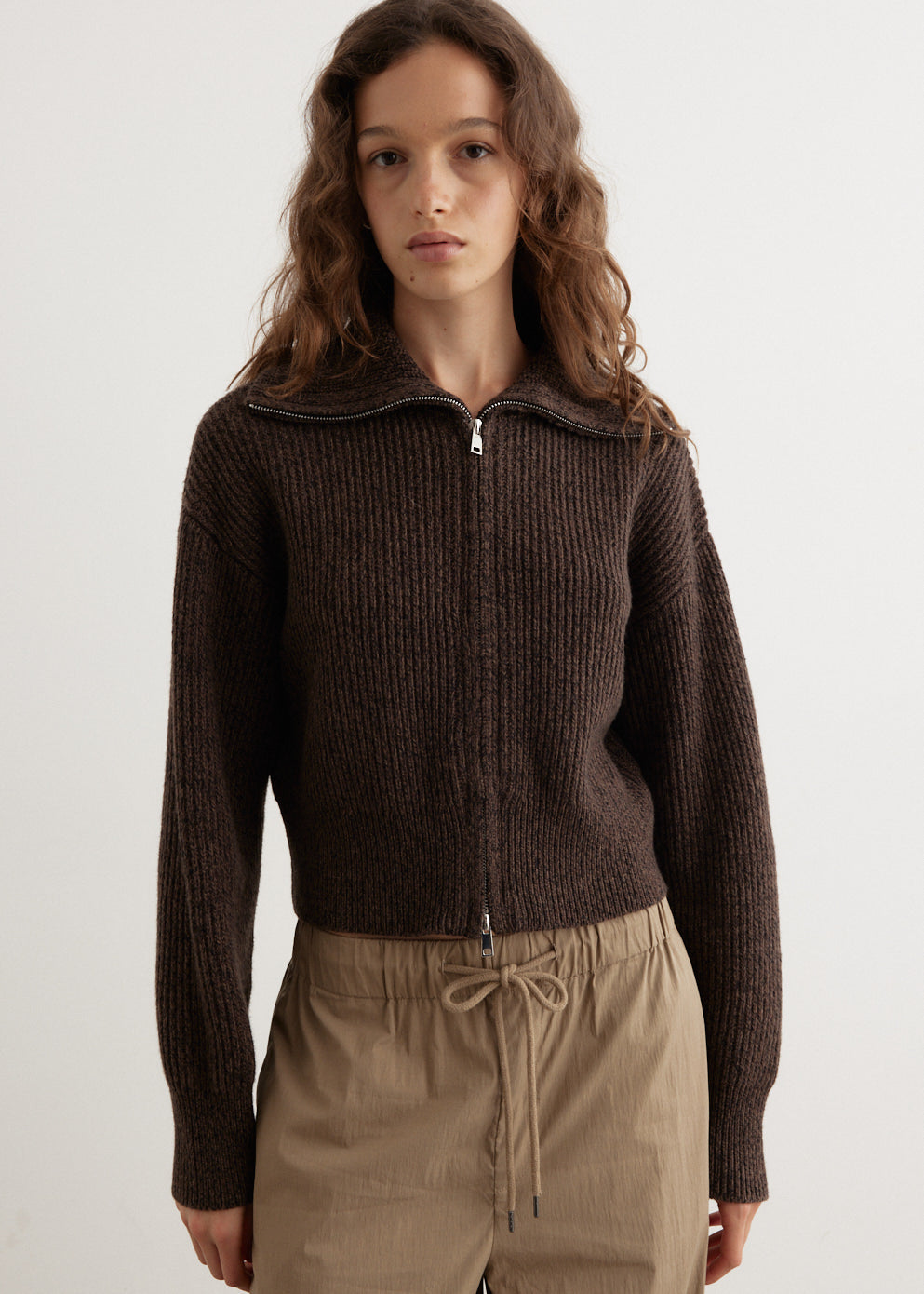 Hope Chunky Zip Knit