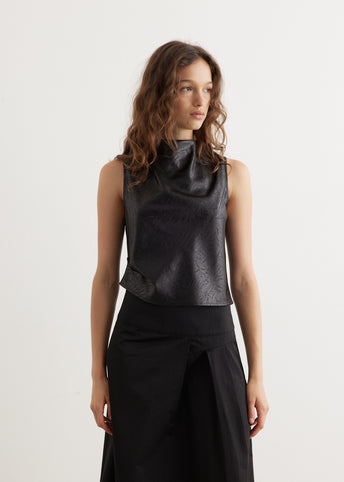 Reign Cowl Satin Top