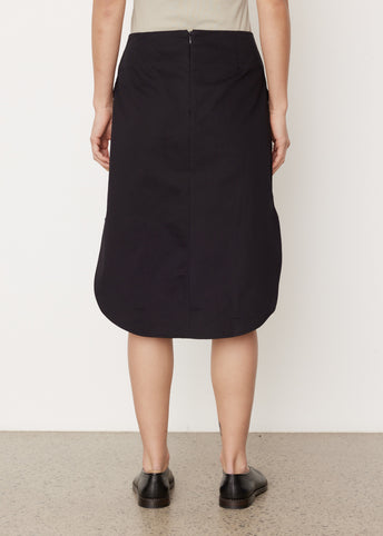 Curved-Hem Skirt