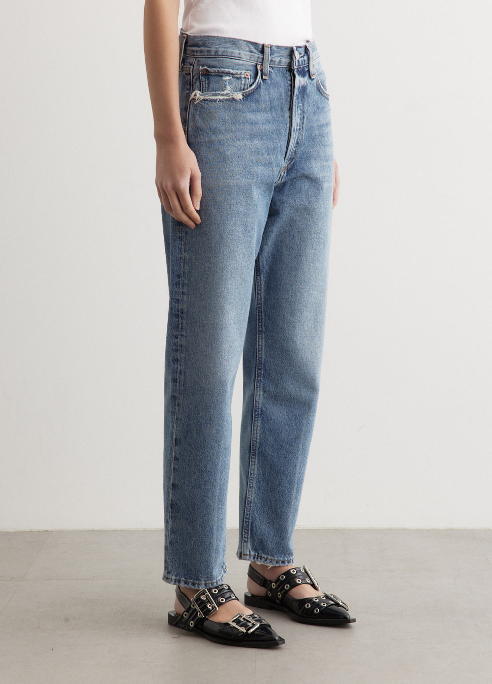 90's Mid Rise Straight Jeans