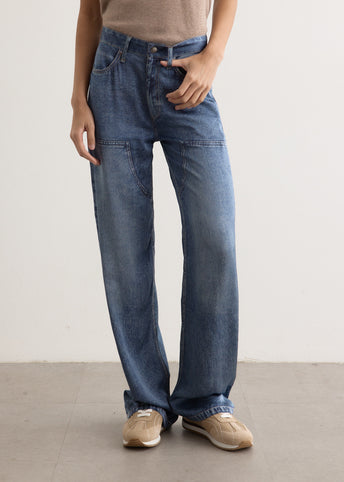 Miramar Satin Logan Carpenter Pants