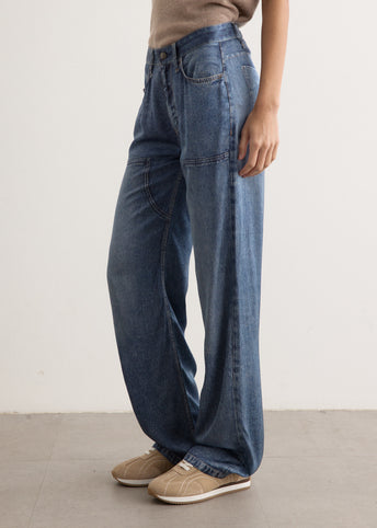 Miramar Satin Logan Carpenter Pants