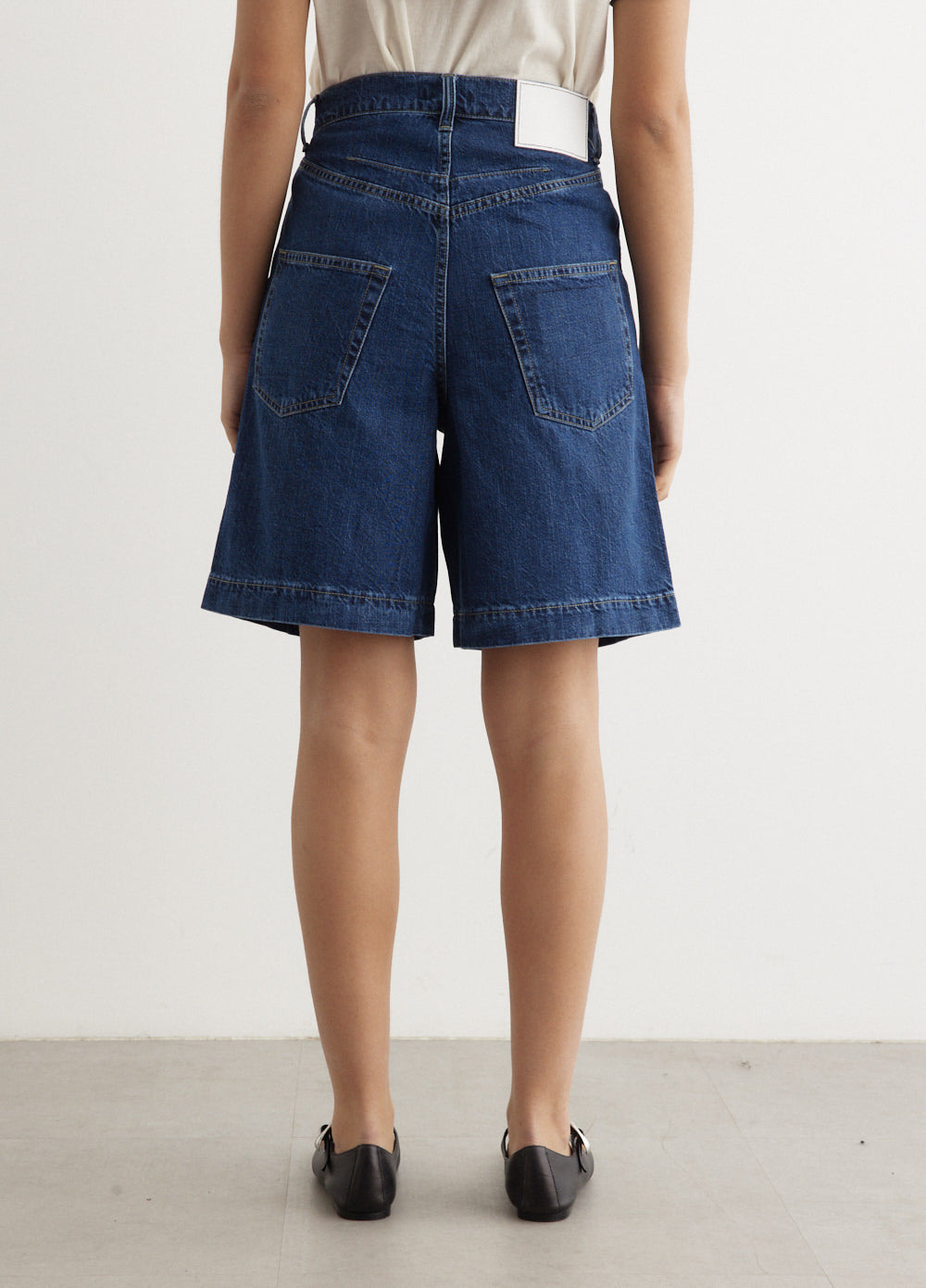 Bright Indigo Denim Shorts