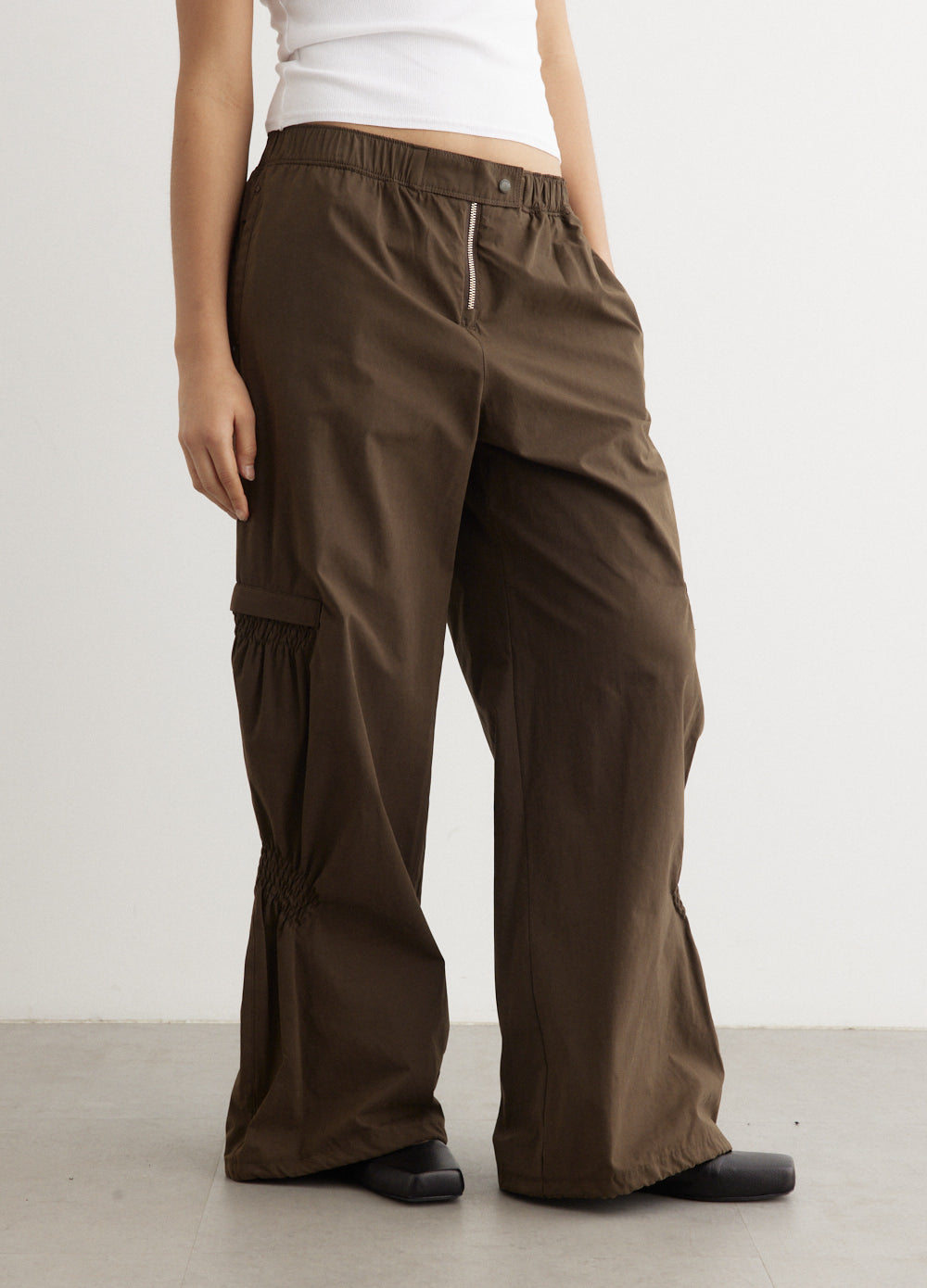 Shirring Volume Pants