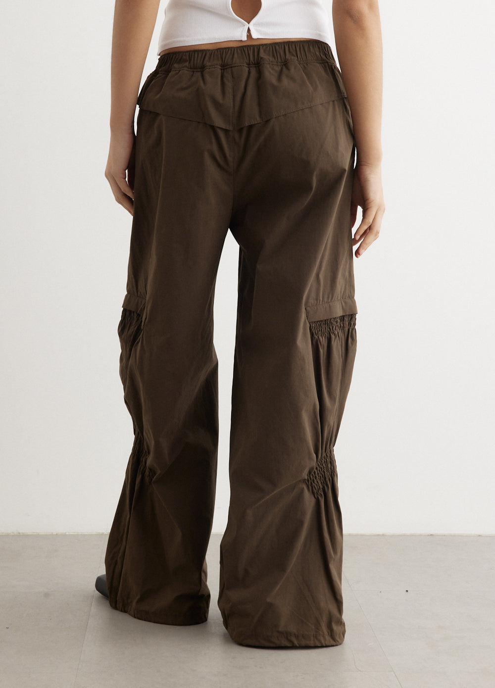 Shirring Volume Pants