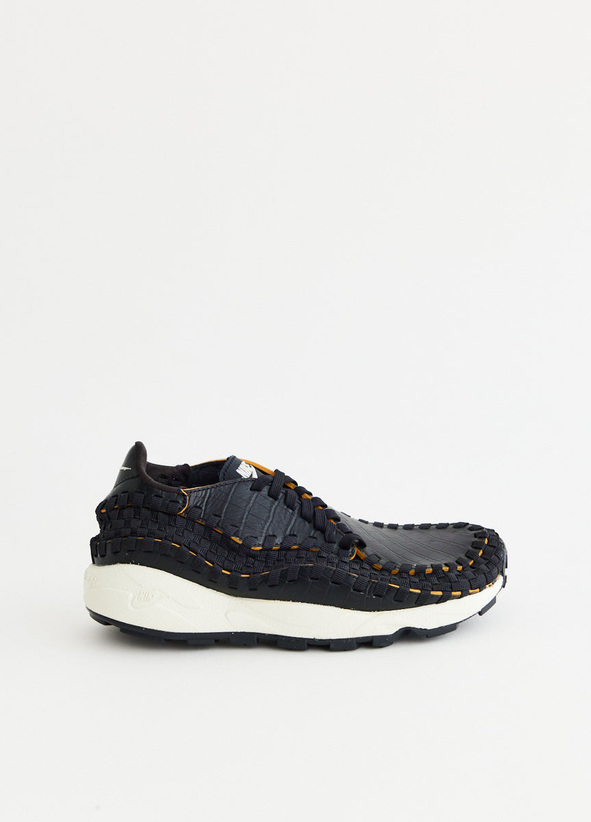 Air Footscape Woven Premium Black Sneakers