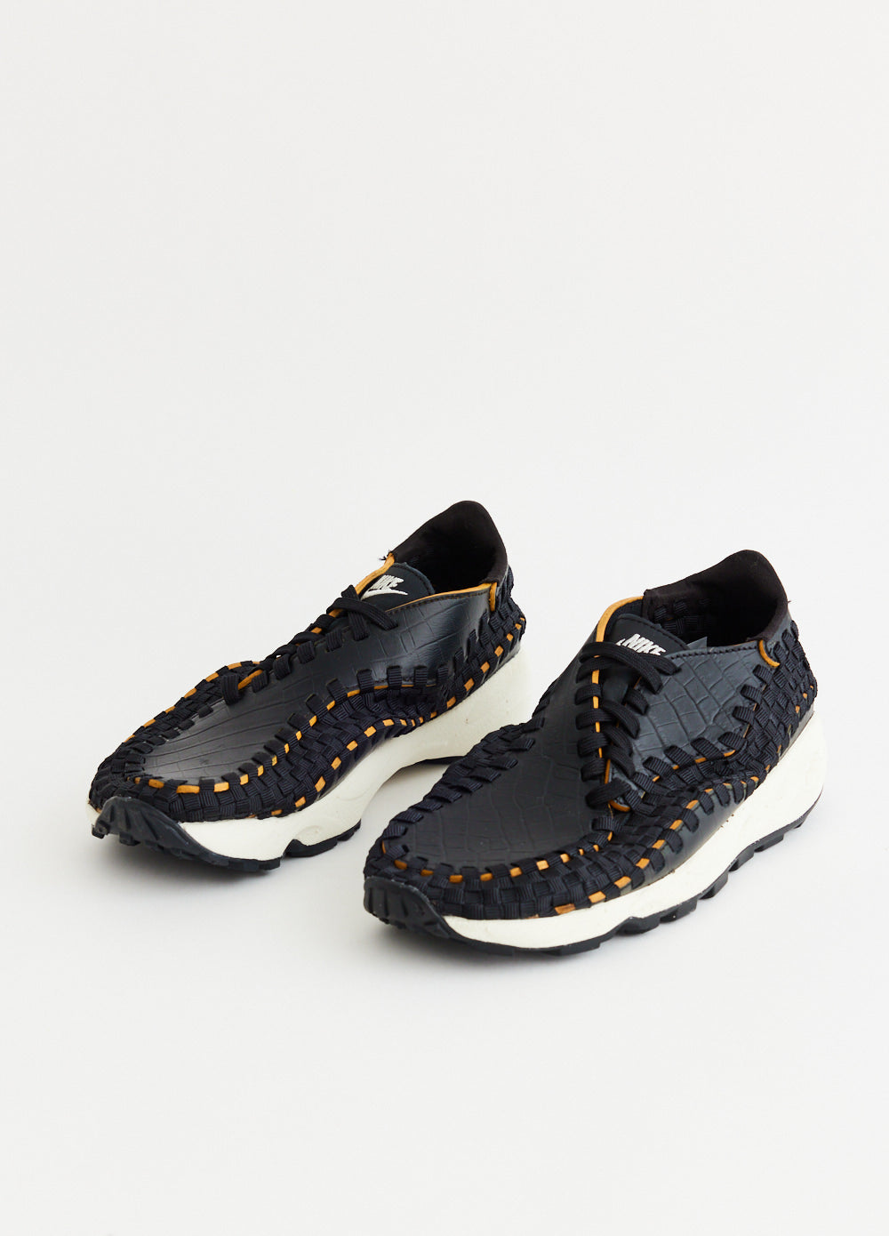 Air Footscape Woven Premium 'Black' Sneakers