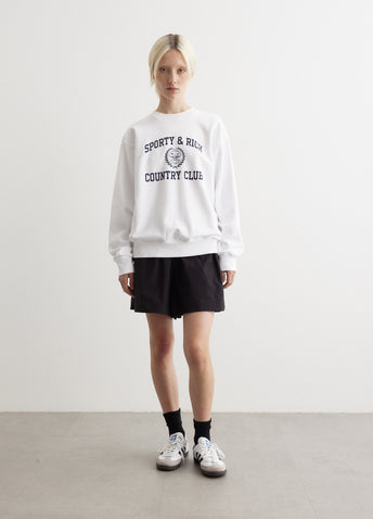 Varsity Crest Crewneck Sweatshirt