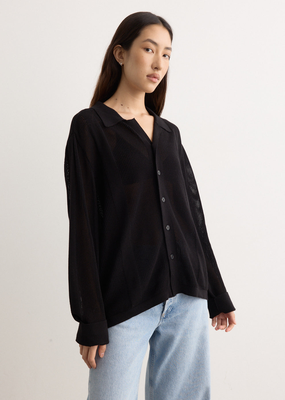 Metropolis Knit Camp Collar Shirt