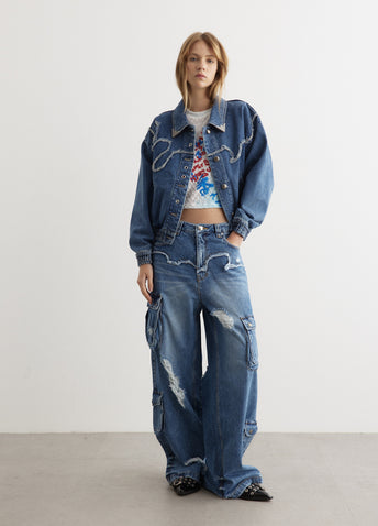 Miako Wave Denim Jacket